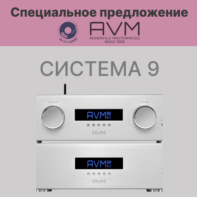 фото предварительные усилители AVM Sistem 9 SD 8.3 + SA 6.3 SILVER