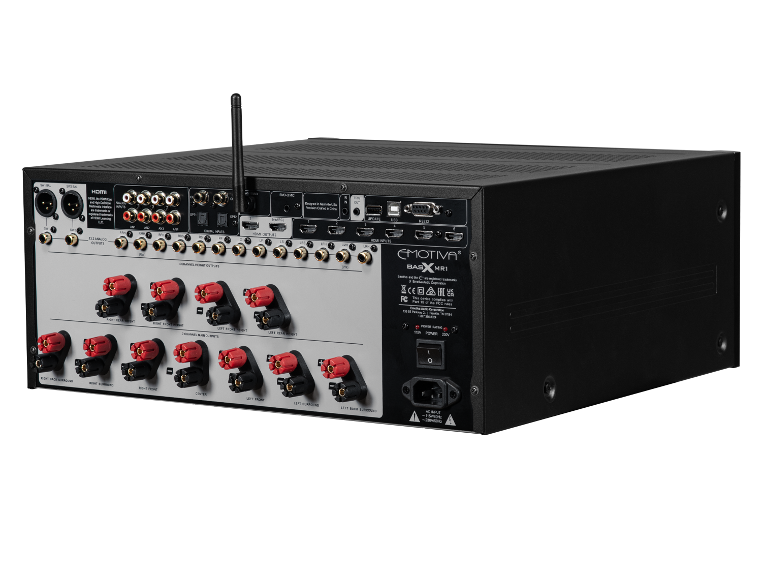 фото av-ресиверы Emotiva Bas X MR-1