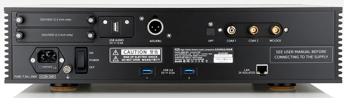фото сетевые проигрыватели (стримеры) Aurender N20 4Tb SSD