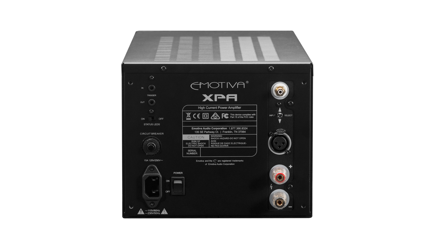 фото одноканальные Emotiva X XPA HC 1
