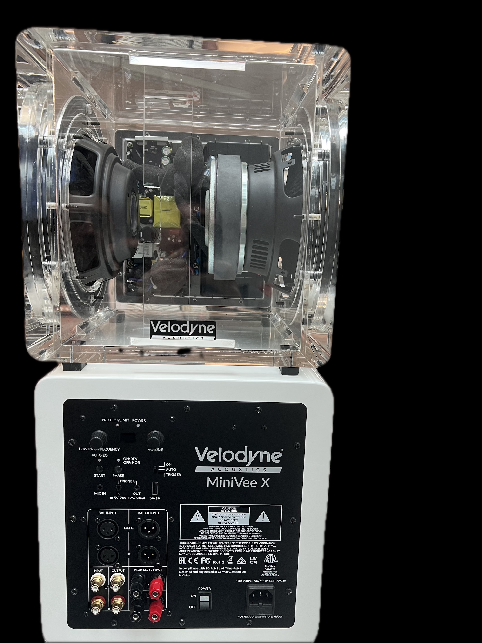 фото активные сабвуферы Velodyne MiniVee X Acrylic