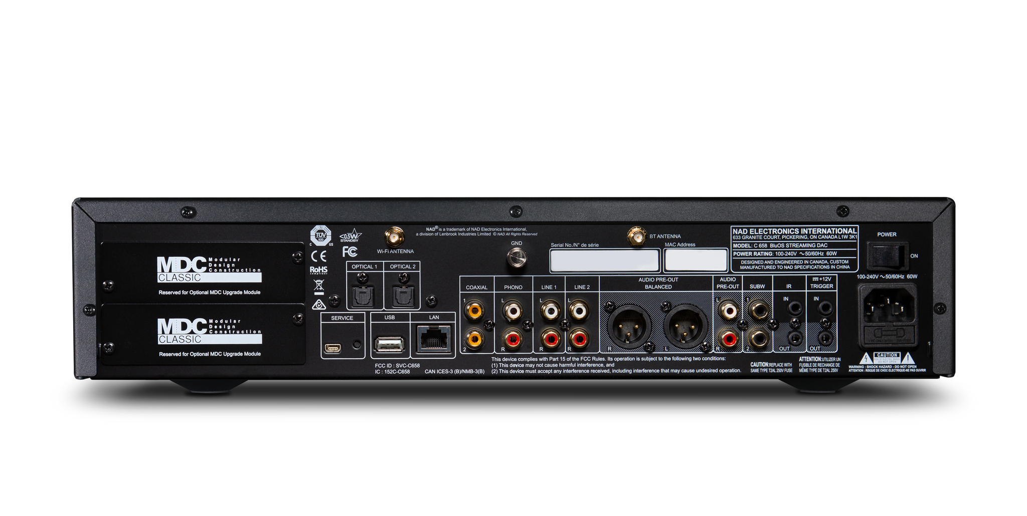 фото предварительные усилители NAD C658