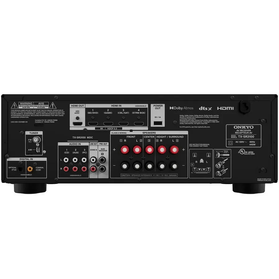 фото av-ресиверы Onkyo TXSR3100