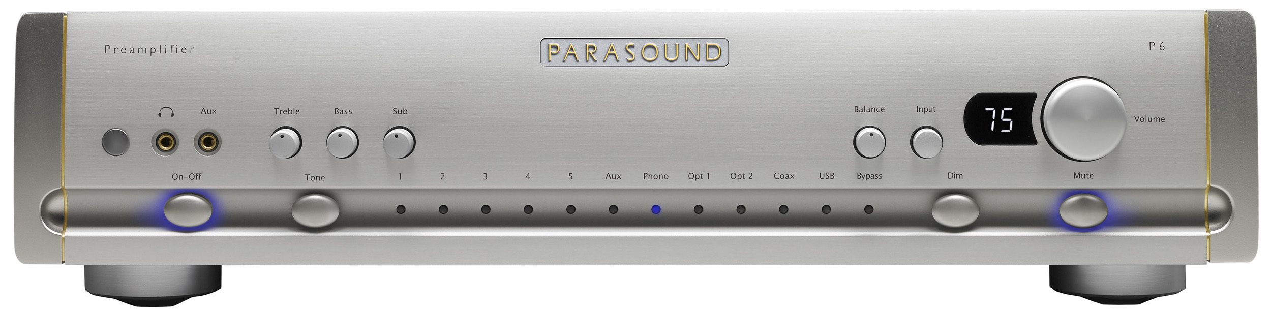фото предварительные усилители Parasound P6